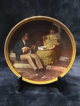 Norman Rockwell Collector’s Plate-(Pondering on the Porch) in Byron, Georgia