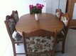 Dining table set Bavarian style in Ramstein, Germany