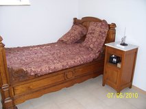Antique Child's Bed and Antique Night Stand in Ramstein, Germany