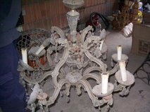 1965 Glas   chandalier in Ramstein, Germany