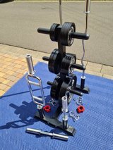 New Complete Olympic 5 Bars & Stand Set in Ramstein, Germany