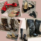 Women’s High Fashion Heels Shoes Boots Sizes 4 -5 in Ramstein, Germany