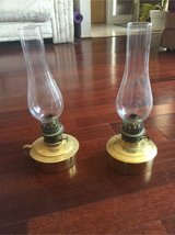 2 brass hurricane lantern in Alamogordo, New Mexico