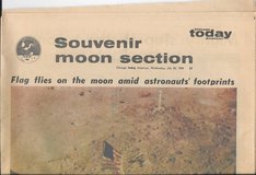 Chicago Today Newspaper - July 30, 1969  Moon Landing in Batavia, Illinois