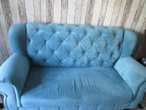 Cool dining room couch in turquoise in Ramstein, Germany
