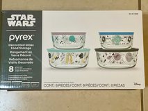 Star Wars 8 Piece Pyrex Glass Set Brand New in Travis AFB, California