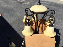 6 Light Chandelier/ brushed Bronze in Byron, Georgia