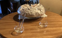 Moderno Glass punch bowl set…Perfect for Christmas- New Years- Anytime! in Naperville, Illinois