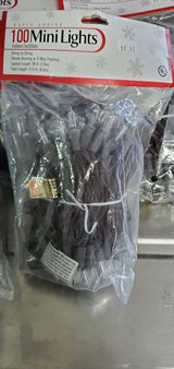 Christmas clear mini-lights in Okinawa, Japan