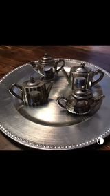 Silver Tea Pot Napkin Ring Set of 4 in Warner Robins, Georgia