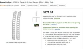 REDUCED!!  ARCHED ALUMINUM LOADING RAMPS in Fort Knox, Kentucky