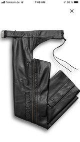 Harley Davidson leather insulated chaps in Hohenfels, Germany
