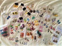 FUNNY earrings: Fish, candy, ice cream, soda, hamburgers, cats, flowers on and on in Okinawa, Japan