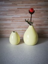 pastel yellow vases in Ramstein, Germany