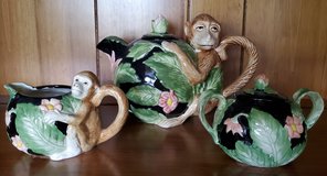 Fitz and Floyd Floral Monkey teapot in Batavia, Illinois