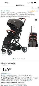 Brand new - STILL IN BOX - pink topper lightweight travel stroller in Stuttgart, GE