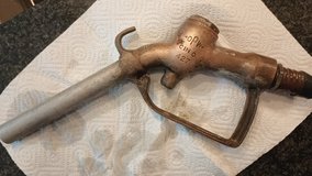 Vintage OPW #427 Brass Handle Gas Pump Nozzle in Plainfield, Illinois
