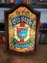 RARE and UNIQUE Vintage 1979 dated OLD STYLE Lighted Beer Sign in Chicago, Illinois