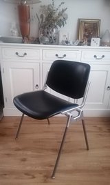 Giancarlo Piretti for  Castelli,  leather chairs 1960 in Stuttgart, GE