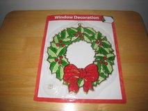 4 'Plastic' Christmas Window Decorations, New, Never Used in Chicago, Illinois
