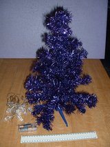 PURPLE TREE  WITH BATTERY LIGHTS in Lakenheath, UK