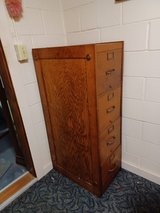 1910 Globe wooden file cabinet in Perry, Georgia