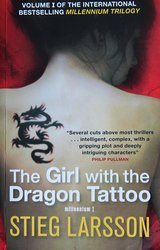 English editions of "The Girl with the Dragon Tattoo" in Okinawa, Japan