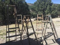 Wooden ladders in Alamogordo, New Mexico