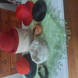 Hats and hatbox in Sugar Grove, Illinois