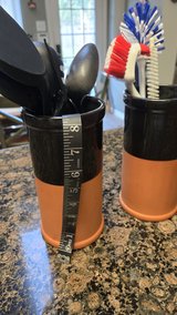 Terra Cotta Utensil Holders in Kingwood, Texas