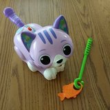 vTech Purr & Play Zippy Kitty w Toy Wand Lights Sounds in Joliet, Illinois
