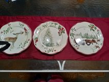 3) Christmas usable decorative plates in Alamogordo, New Mexico