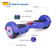 GlareWheel Hoverboard w/lights and Bluetooth Speakers in Macon, Georgia