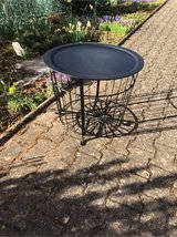 Ikea black metal coffee table in Ramstein, Germany