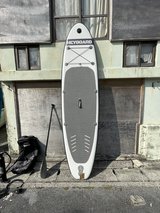 10’6” Inflatable Paddle Board in Okinawa, Japan