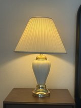 Twin matching table lamps in Okinawa, Japan