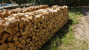 Firewood in Ramstein, Germany
