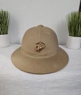 USMC Genuine WWII Vietnam Era Rigid Sun Pith Helmet in Camp Lejeune, North Carolina