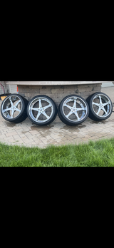 22 inch chrome rims and tires in New Lenox, Illinois