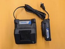 Dremel 20V Max Lithium-Ion Battery and Charger (Compatible w/Bosch 18V) in Alamogordo, New Mexico
