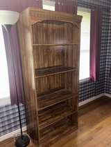 wooden bookcase in Leesville, Louisiana
