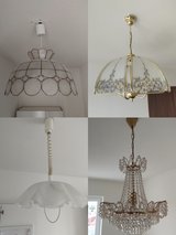 Four free 220v Hanging Lamps, pick up only in Wiesbaden, GE