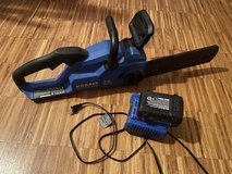 Battery-powered chain saw in Stuttgart, GE