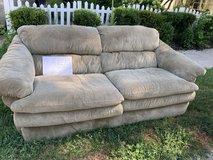 Sage/ Lt. Brown Couch - FREE in Naperville, Illinois
