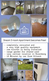 Dream 3-room apartment becomes free! in Grafenwoehr, GE
