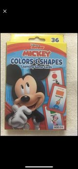 Disney Junior Mickey Mouse Clubhouse Learning Game Flash Cards Colors Shapes in Cincinnati, Ohio