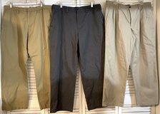 3 pair Men's 36" x 30"L Pants - Old Navy Croft & Barrow & Dockers *$10 for ALL* in Bolingbrook, Illinois