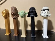 1997 Set of 5 Star Wars Pez Dispensers in Aurora, Illinois