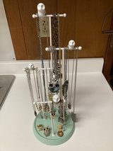Owl jewelry with stand 26pc in Aurora, Illinois