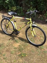 man’s bike in Lakenheath, UK